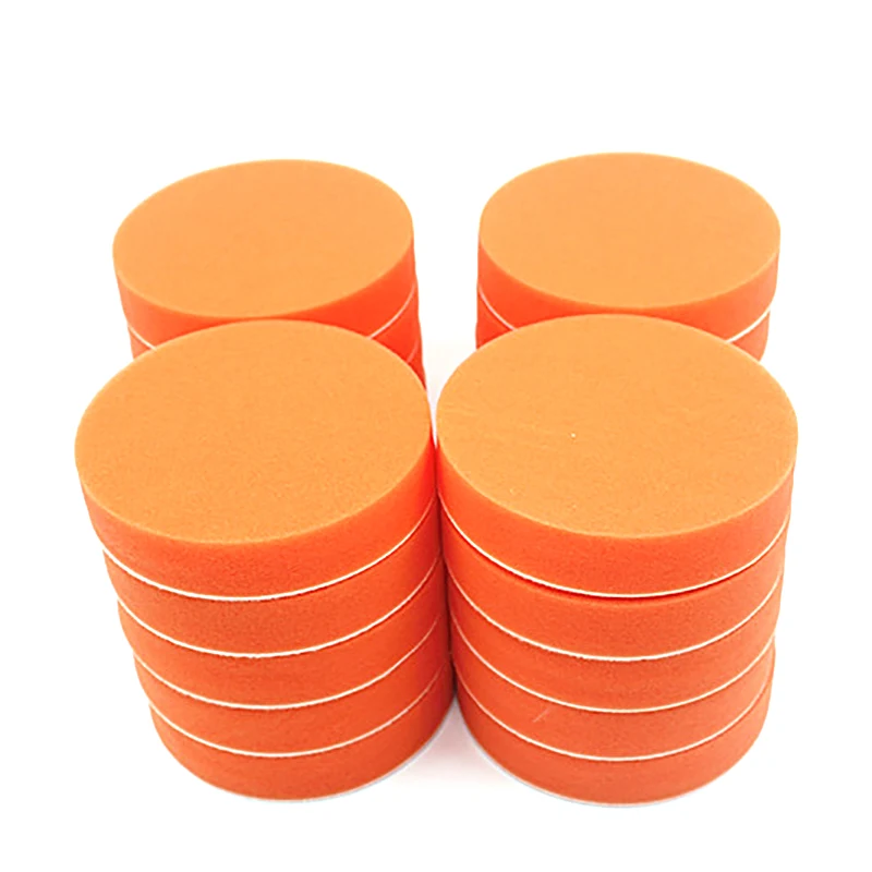 

20Pcs 125mm Gross Polishing Buffing Pads 5 Inch Flat Sponge Car Polisher Clean Waxing Auto Paint Maintenance Care