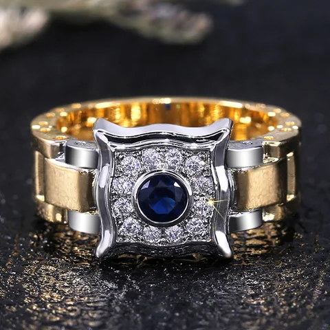 Creative Watch Shaped Ring With Joint Band Fashion Knockle Midi Rings Man Fashion Men Accessories Factory Wholesale