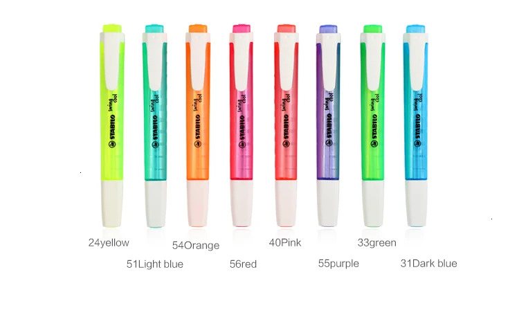 JIANWU 6 шт или 8 шт stablio SwingCool цветной текстовыделитель милый креативный макарун флуоресцентная ручка маркер ручка пуля журнал ручки
