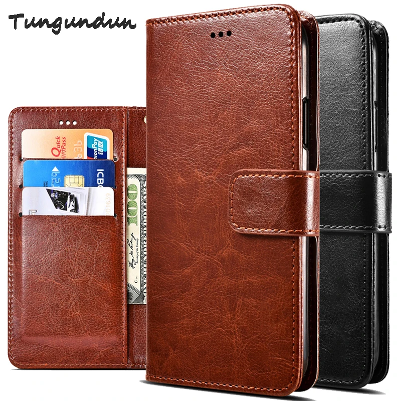 Чехол для Huawei Y6 2019 роскошный кожаный чехол (2019) Y62019 Prime кошелек телефона 6