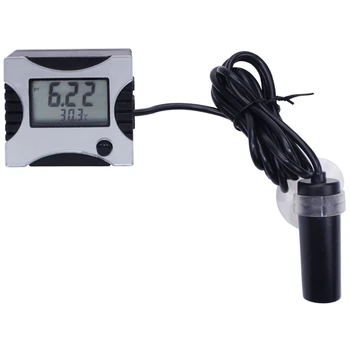 

HOT Pen Type Tester Auto Calibration Analyser Aquarium Control Ph Meter Pool Water with Temperature Detector EU Plug
