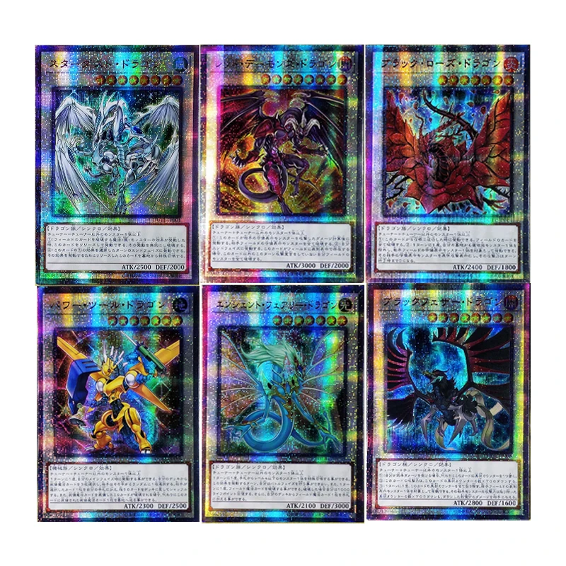 Yu Gi Oh Stardust Dragon Black Rose Dragon Japanese Diy Toys Hobbies Hobby  Collectibles Game Collection Anime Cards - Game Collection Cards -  AliExpress