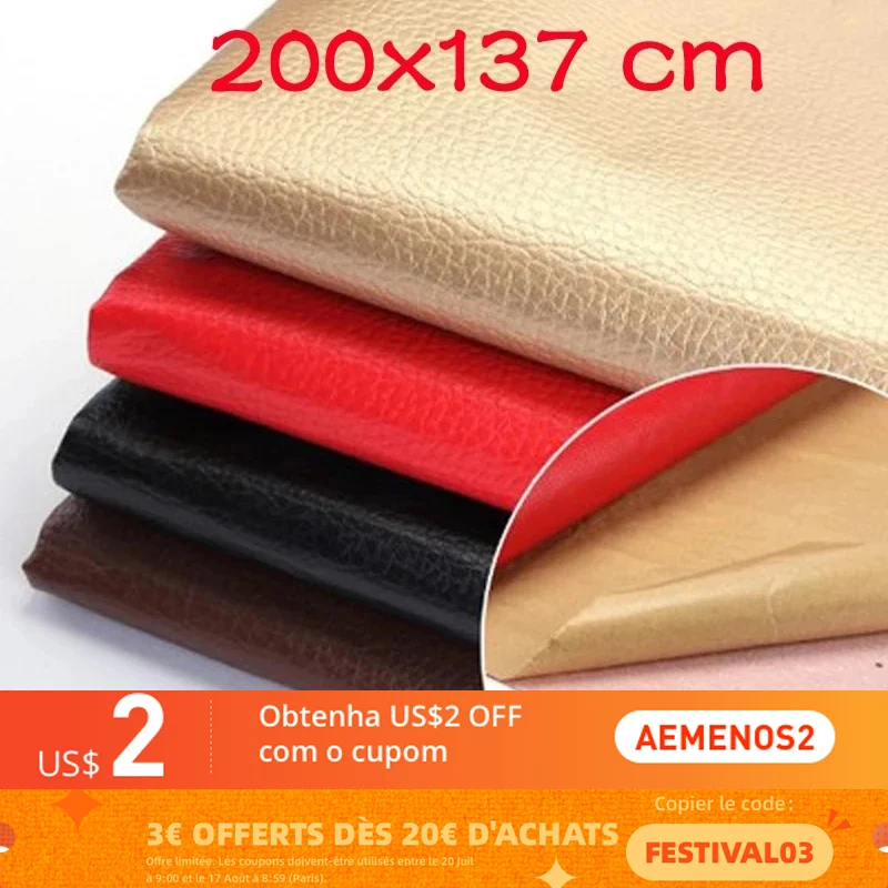 200x137cm DIY Self Adhesive Leather Patch Fix Repair Fabric Stick-on PU Patches Sofa Repairing Stickers | Дом и сад