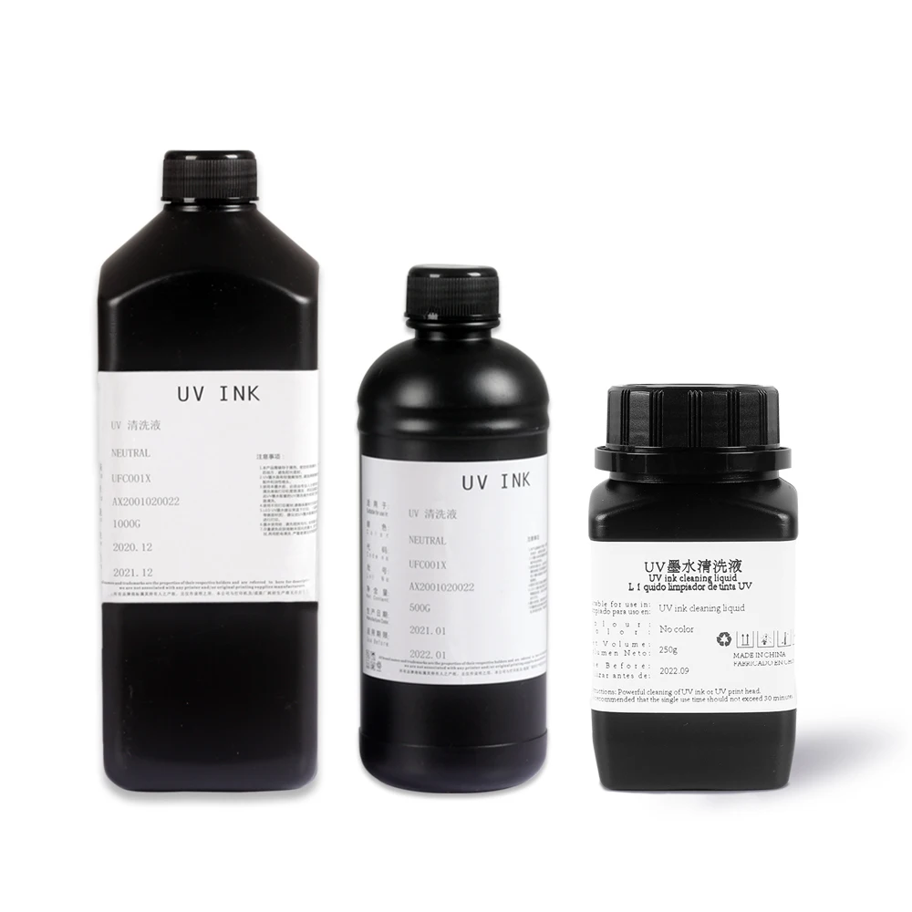 Tinta uv um Líquido de Limpeza Poderoso Usado após a Tinta uv Entupimento Epson L1800 R1390 L805 L800 Dx5 Dx7 Dx9 Cabeça de Impressão Limpeza 1000g Cartuchos de tinta - Imagem 4