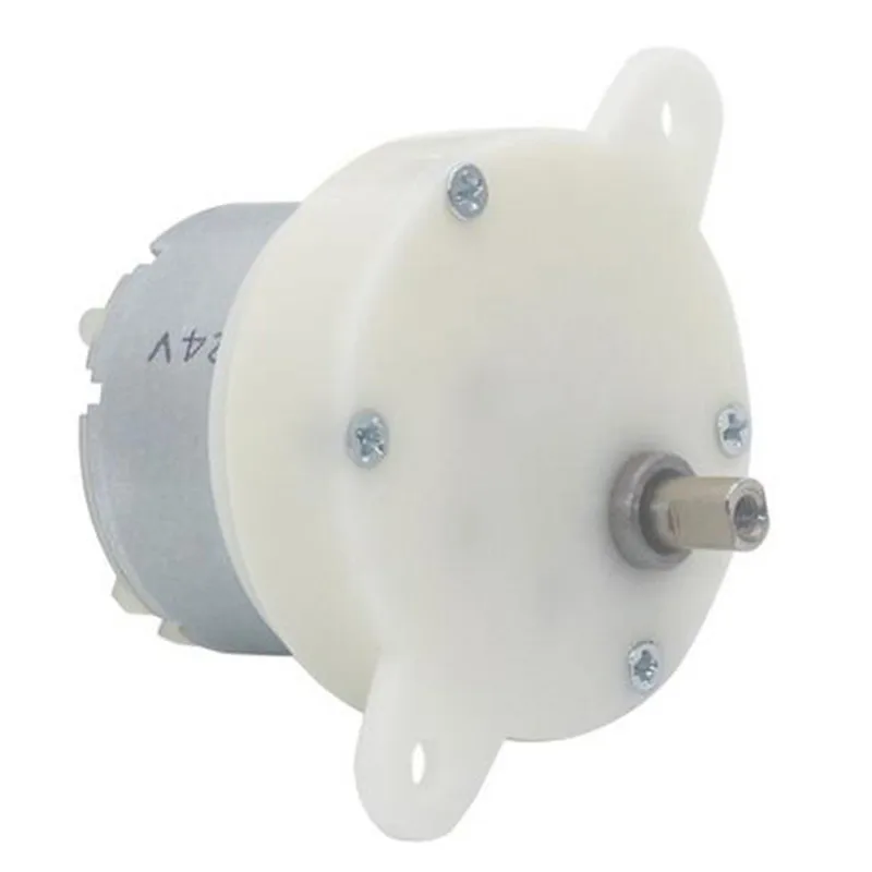Js40-500 Dc 12V 24V Motoriduttore 10Rpm Elettrico Coppia Elevata Basso Numero Di Giri Motoriduttore Riduttore Motoriduttore Brush Motor Gear Box