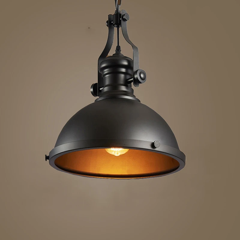Czarny styl industrialny Retro lampa wisząca w stylu Vintage łańcuch Loft  Dinging sufit światła wiszące żelaza abażur metalowa klatka wyposażenie  kuchni|pendant lamp|cafe lampslamp warehouse - AliExpress