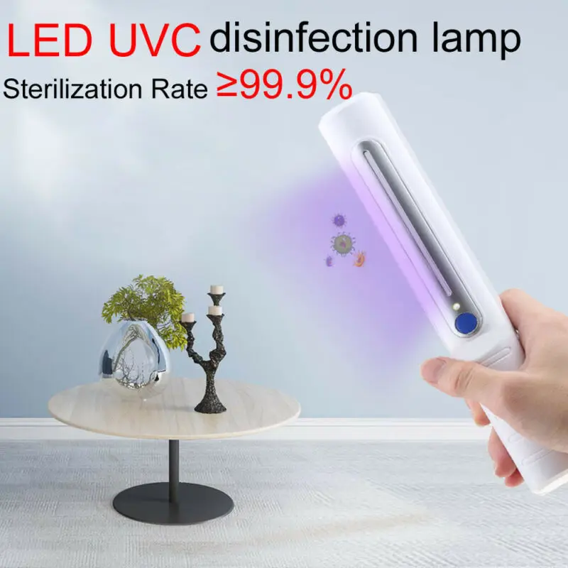 

2020 HOT Selling Functional Safe Portable UVC Sterilizer Lamp Germicidal Light Ultraviolet LED Light High Quality