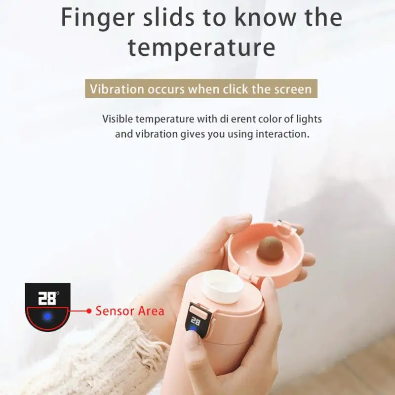 Термокружка Из Нержавеющей Стали с дисплеем температуры 320 мл дорожная кружка