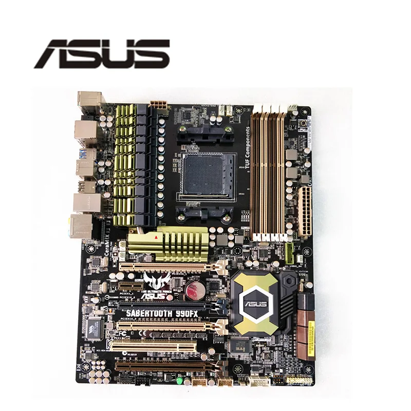 

For ASUS SABERTOOTH 990FX Motherboard Socket AM3+ DDR3 For AMD 990FX Original Desktop Mainboard SATA III Used Mainboard