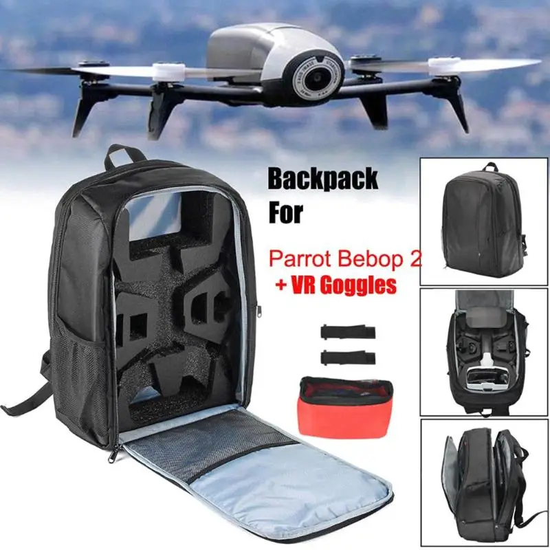 Сумка через плечо, чехол для переноски, протектор для Parrot Bebop 2 FPV RC Drone, светильник, вес, большая емкость, легко носить с пропеллером
