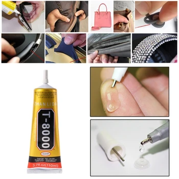 

T8000 Multi purpose Adhesive glass touch screen panel frame fixing glue 110ml