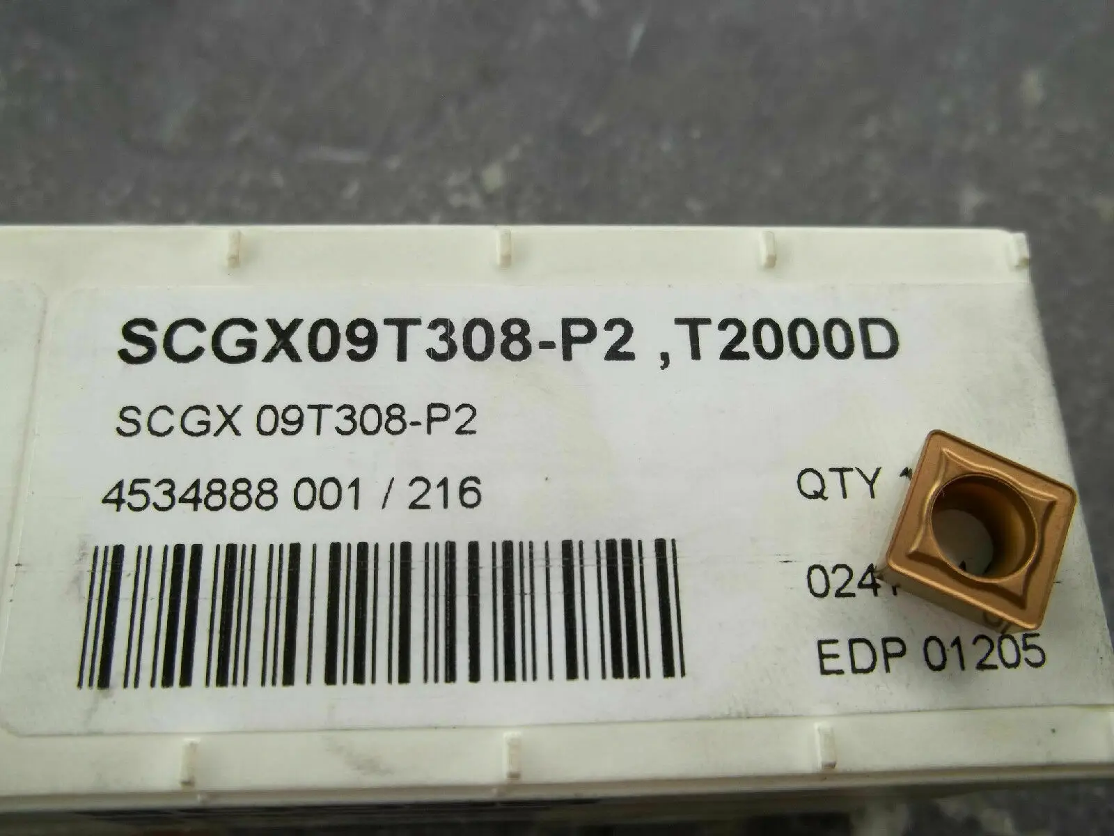 10 шт. твердосплавные вставки SCGX09T308-P2, T2000D