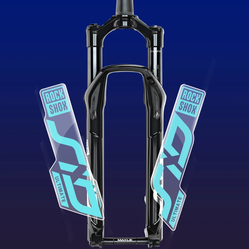 rockshox sid передняя вилка наклейка украшение для велосипеда горный велосипед передняя вилка водонепроницаемый прозрачный низ