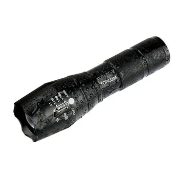 

TopCom New White Light Military Grade Tactical Flashlight G700 Flashlight with Nylon Holster Torch