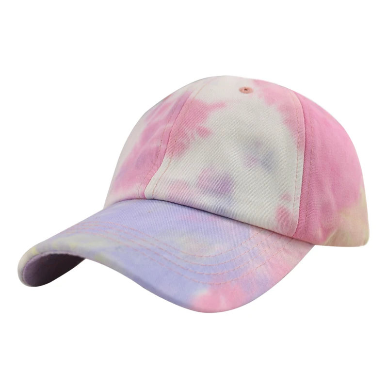 Winfox 2020 tie-dye Baseball Cap Unisex Hat Outdoor Sports Shade Woman Men Beanie Adjustable Driver Bones | Аксессуары для одежды