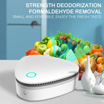 

Mini Ozone Generator Air Cleaner Sterilization Ionizer Air Purifiers Freezer Deodorizer For Refrigerator Shoe Cabinet