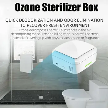 

Ozone Sterilizer Box Air Purifier Ozone Machine S-terilizer USB Rechargeable Refrigerator S-terilizer Eliminator Deodorization