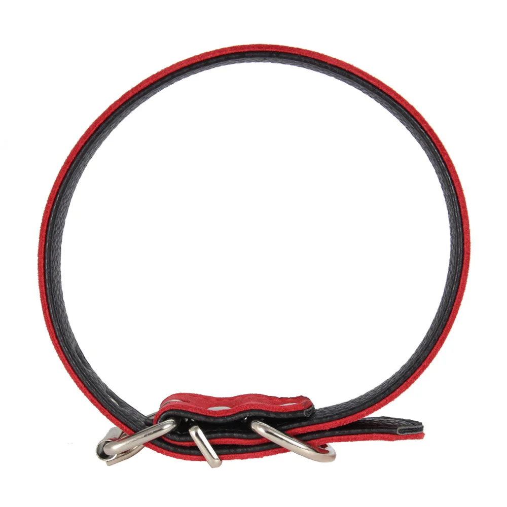 Pet Dog Collar Leather Adjustable Dogs Cats Collars Control Handle Training Pet Puppies Kittens Collar Pet Supplies Products