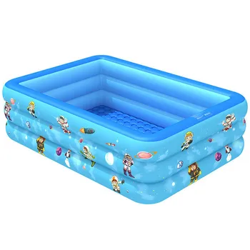 

New Wear-Resistant Inflatable Pool Home Indoor And Outdoor Baby Toys Pool Square Paddling Pool PVC Inflatable Pool Swimming Pool