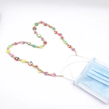 

Mask Animal flower Soft Clay Necklace for Women Wedding Punk Bead Lariat Chain Necklace Jewelry Gift Fashion Necklaces For Women