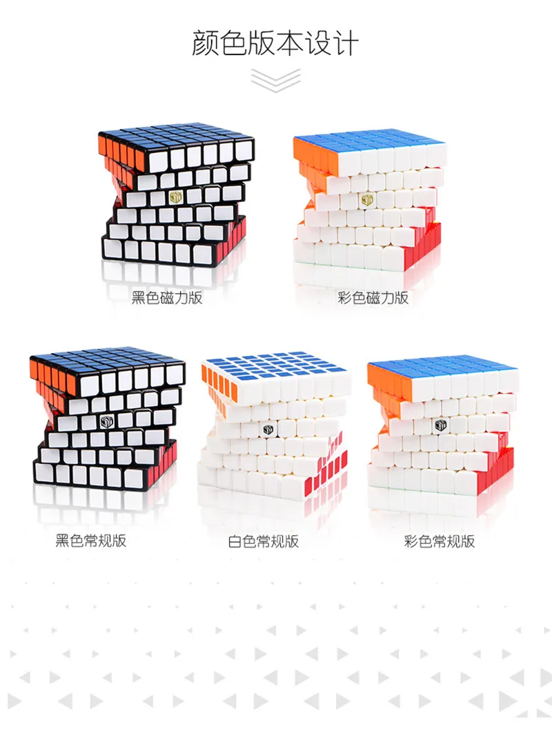 Новейший Qiyi X-Man дизайн Spark and Spark M 6x6x6 Магнитный куб профессиональный Mofangge 6x6 магический скоростной куб твист развивающие игрушки