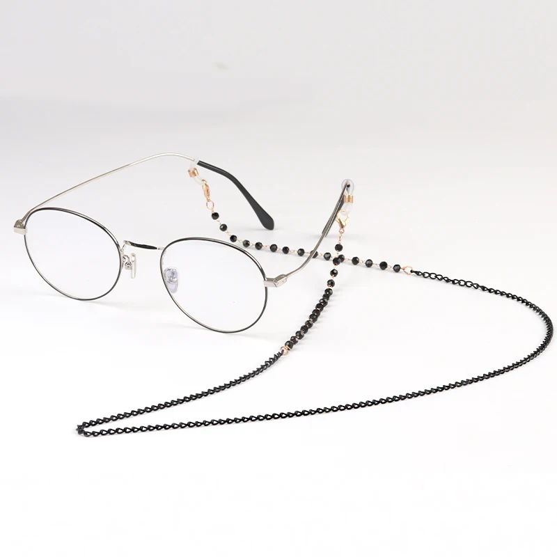 Glasses Chain Pearl Beaded Eyeglass Chains Holder Strap Cords Lanyards for Women Girls