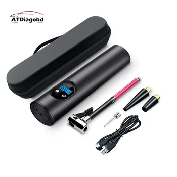 

2019 Newly 12V 150PSI Cordless Handheld Inflatable Air Pump Car Tyre Inflator LCD Digital Rechargeable For Auto Emergency Motorc