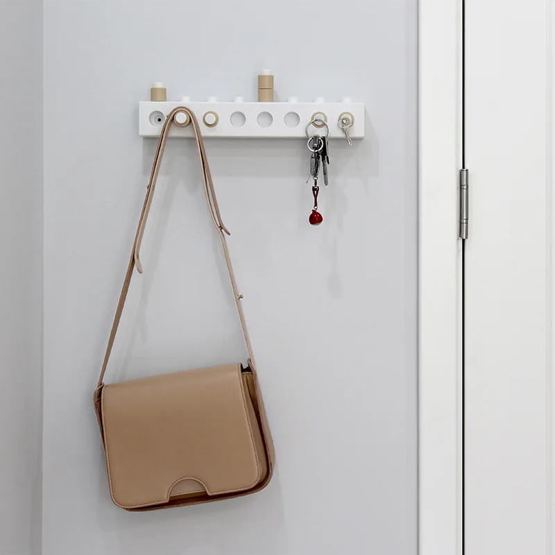 

Building Blocks hanger hook up Free combination After the door No trace Punch free Self-sticking hook Coat hook Key hook YORO