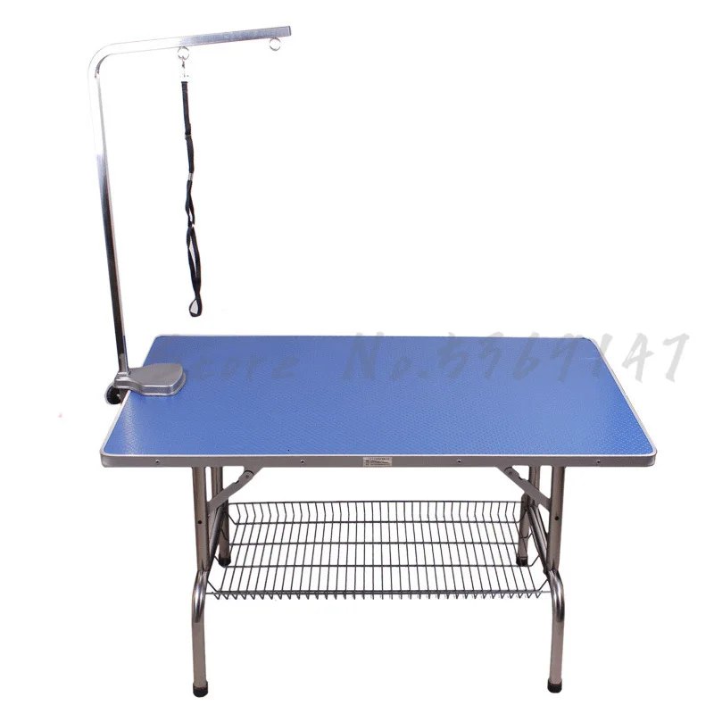 

Pet Cat Dog Large and Medium-sized Dog Special Stainless Steel Leg Folding Beauty Table Beauty Table Large Drying Table