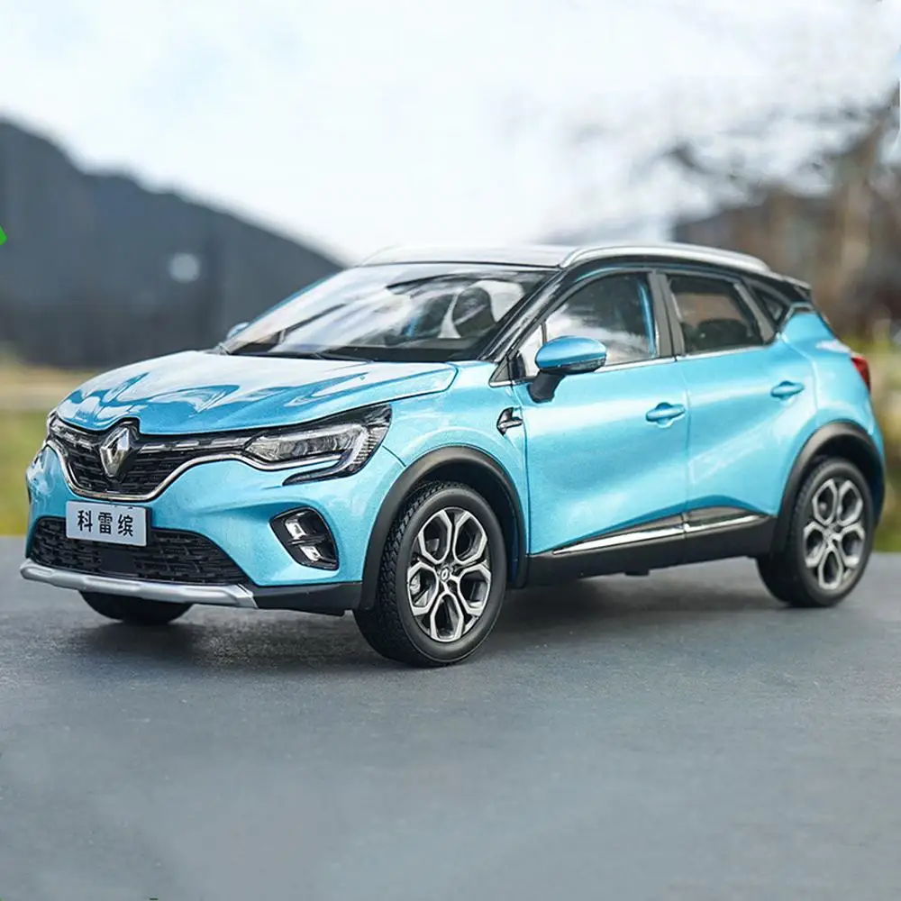1/18 масштаб Renault Captur 2019 синяя литая модель автомобиля коллекционная игрушка