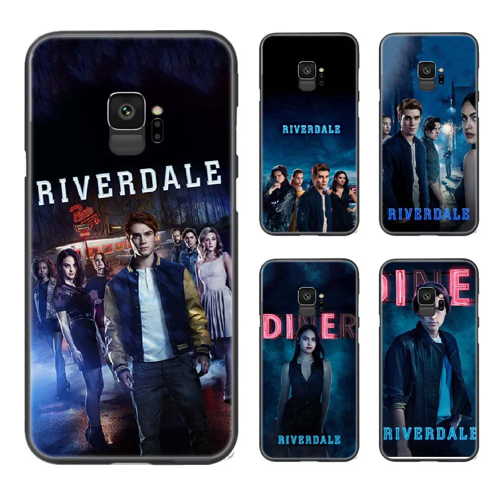 Чехол для телефона серии American TV Riverdale чехол Samsung Galaxy S 6 7 8 9 10 e 20 edge uitra Note plus черный |