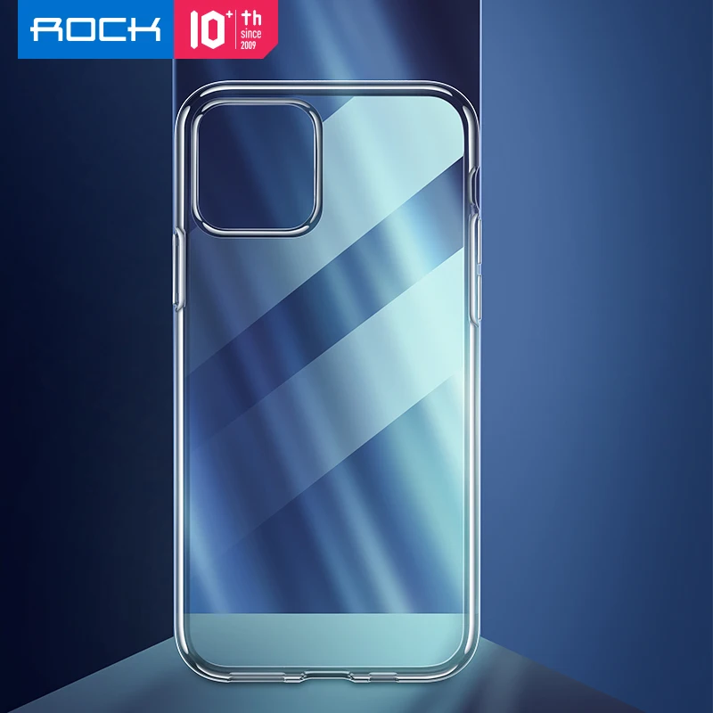 ROCK для iPhone 11 6," чехол для телефона, натуральный прозрачный мягкий тонкий из ТПУ чехол для iPhone 11 Pro Max 6,5 прозрачный чехол