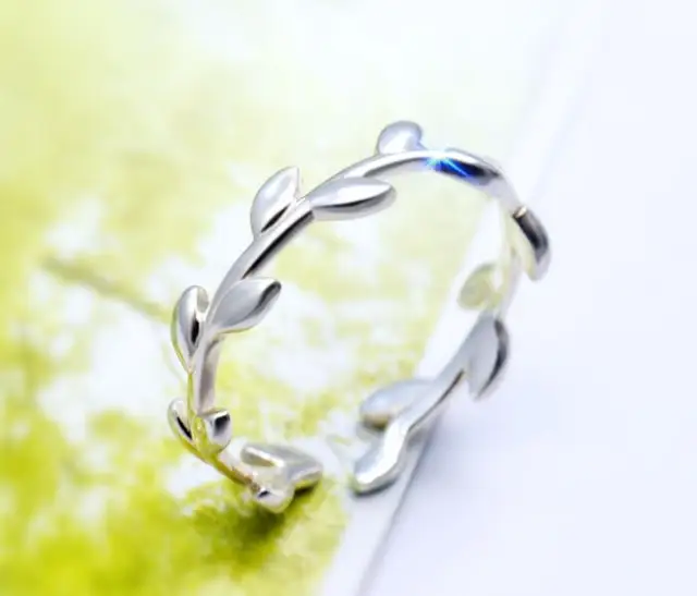 Jisensp Minimalist Jewelry Silver Color Geometric Rings for Women Adjustable Round Triangle Heartbeat Finger Ring bague femme SYJZ014