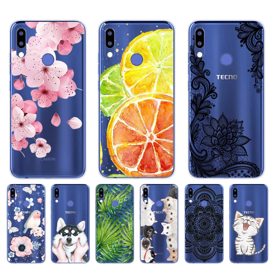 

Soft Silicon TPU Case For Tecno Camon 11 Camon11 PRO Case Print Back Cover For Tecno Camon 11 Pro Cartoon Patterned Shell