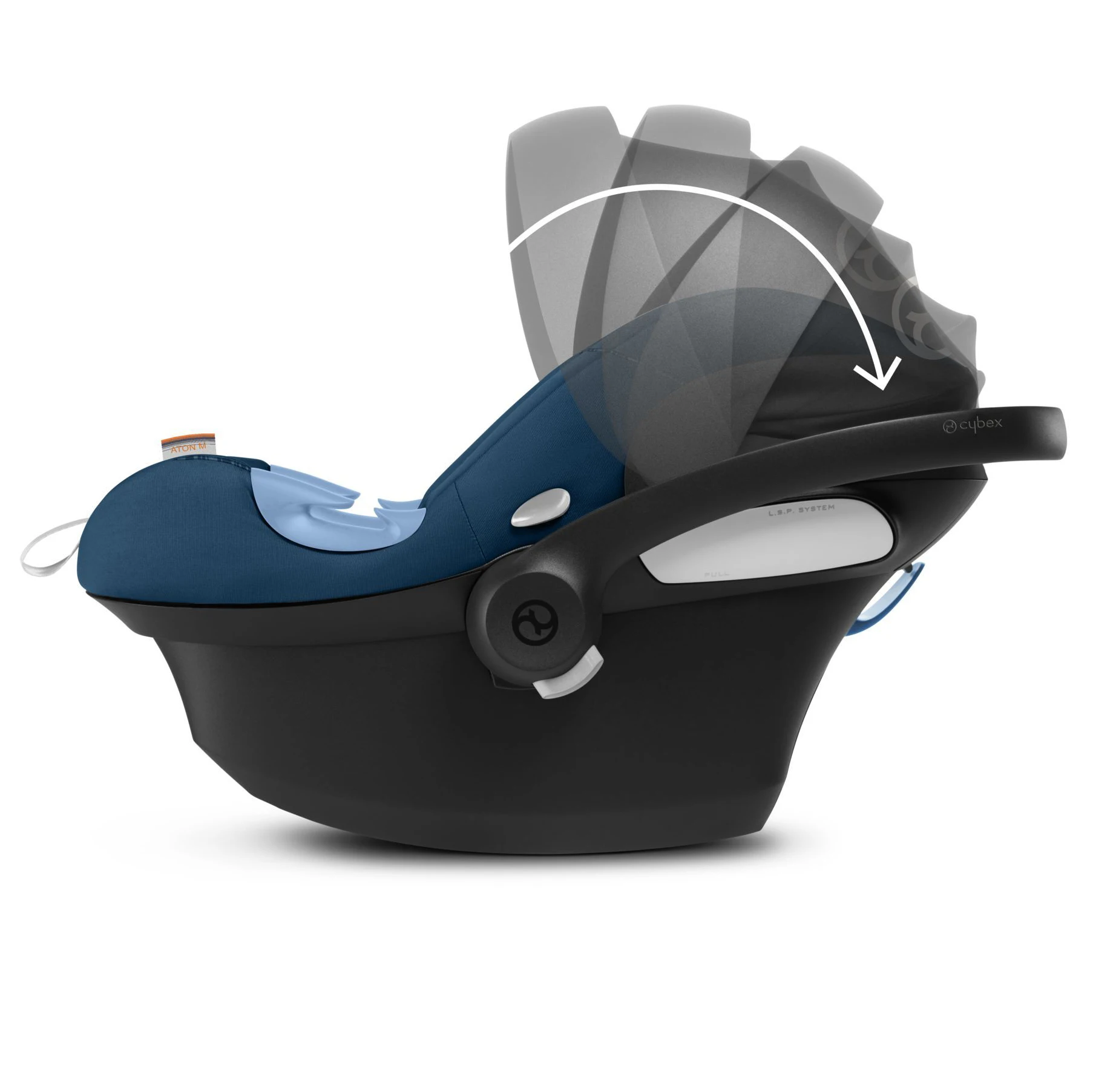Детское автокресло Cybex Aton M i-Size, Гр 0+, рост 45-87 см; вес 0- 13 кг, возрастс 0 до 18 месяцев