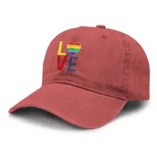 ЛГБТ, гей-Прайд любовь унисекс взрослых Бейсбол шляпа ковбой Snapback