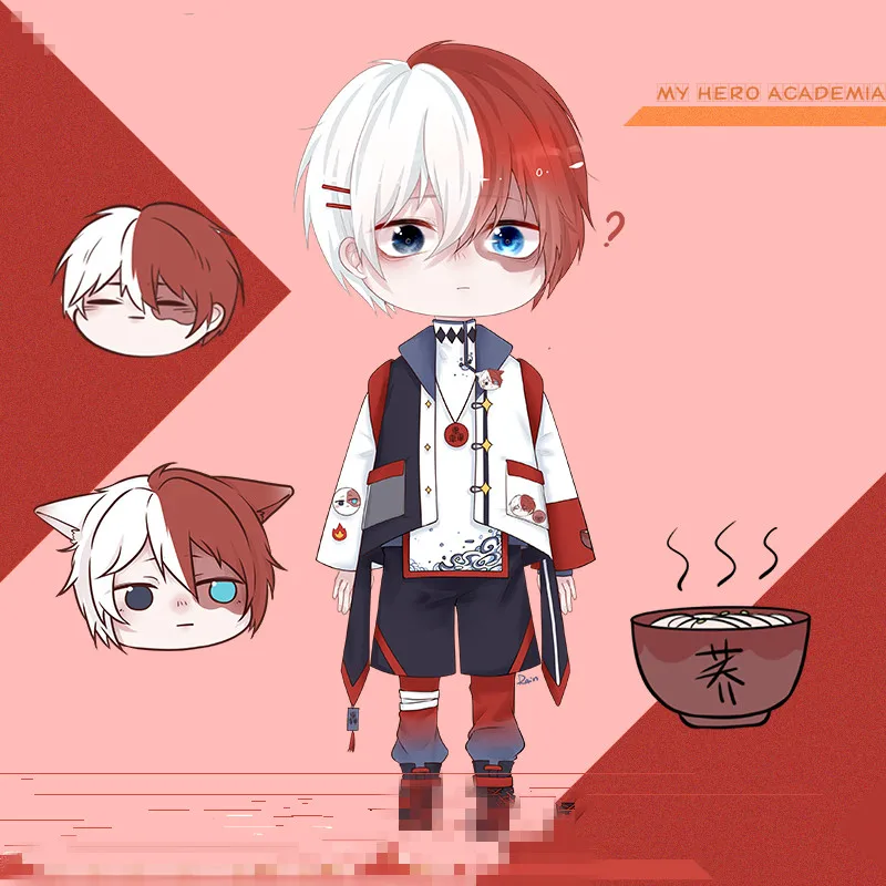 Новый костюм для косплея My Hero academic Little Bakugou Katsuki Todoroki Shoto Midoriya Izuku ACGN Defore|Костюмы