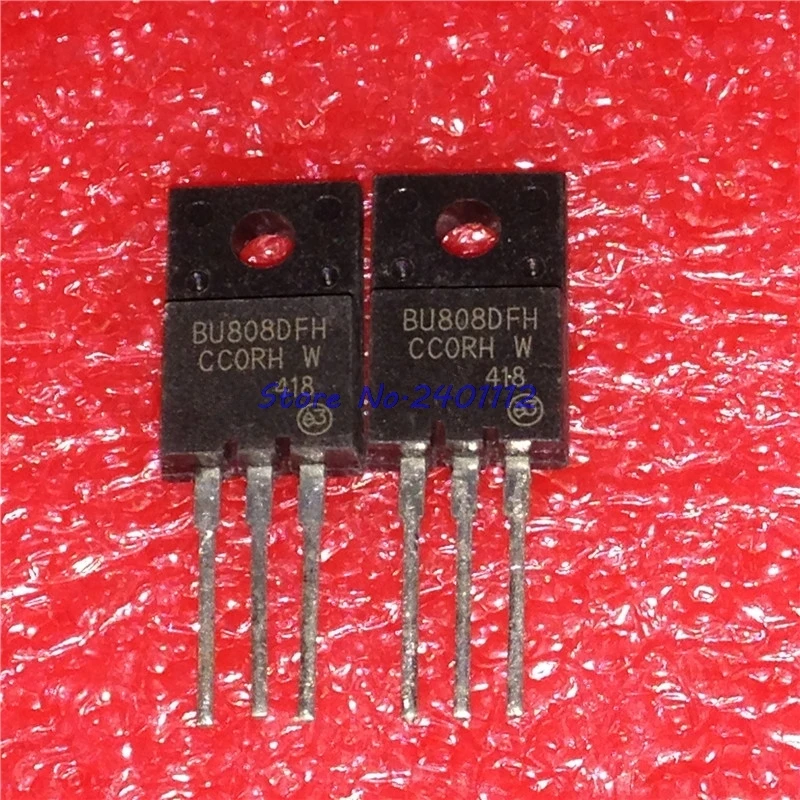 5 шт./лот BU808DFH TO-220F 1400V 8A
