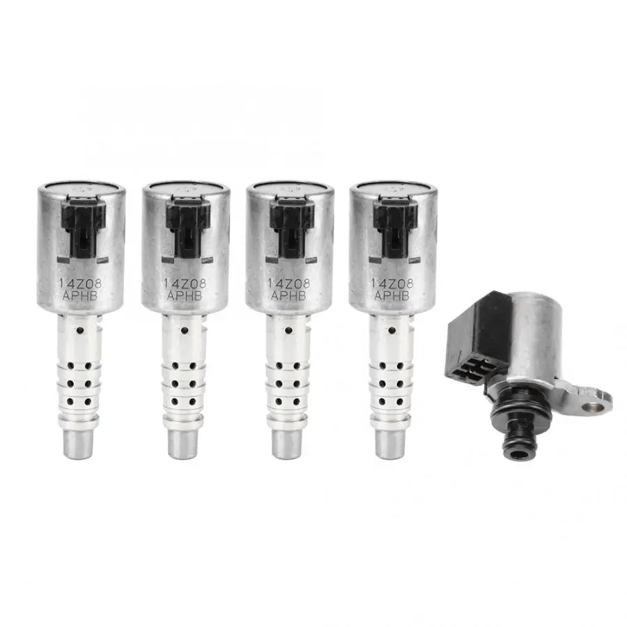 5pcs Car Gearbox Transmission Shift Solenoid Valve Replacement JF015E