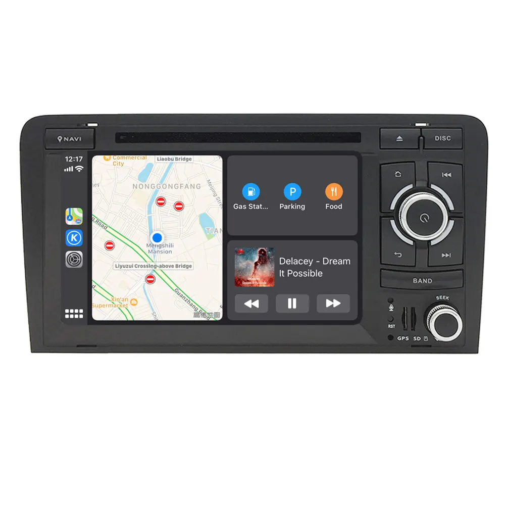 Автомагнитола на Android 9 0 со встроенным GPS Навигатором для Audi A3 8P S3 2003 2011 RS3|7 inch|7 inch car
