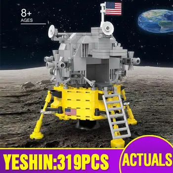 

Lepining Creative Toys Compatible With 10266 The Apollo 11 Lunar Lander Model Kits Building Blocks Bricks Kids Christmas Gifts