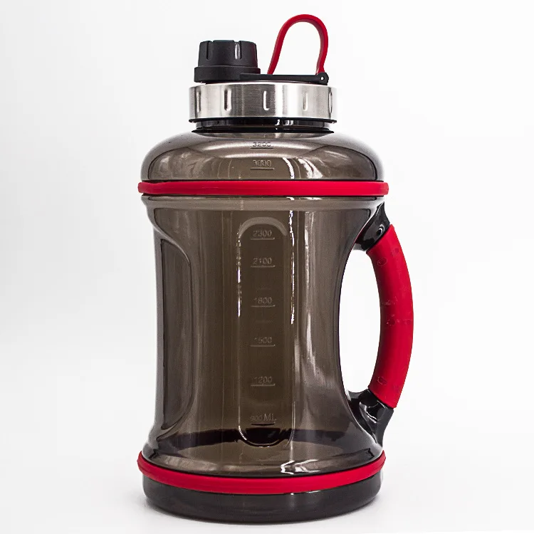 

Outdoor Fitness 3.2L Large Capacity Sports Bottle with Silicone Ring Shatter-resistant Water Bottle Gift Hot Sales