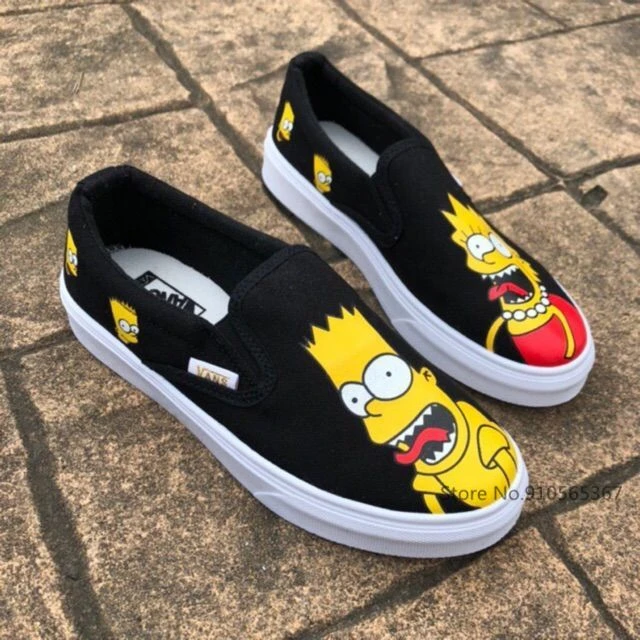 vans slip on simpson