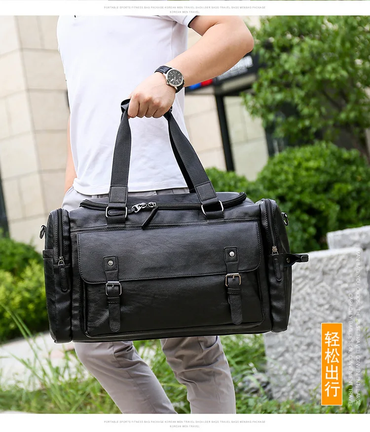 Портативная дорожная сумка, вместительный многофункциональный, Наплечная Сумка на одно плечо, мужская дорожная сумка