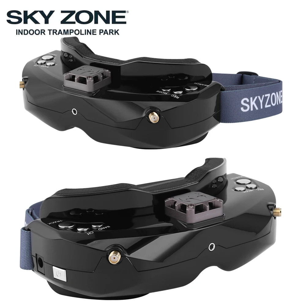 

Hot SKYZONE SKY02C/SKY02X 5.8Ghz 48CH FPV Goggles Support 2D/3D HDMI Head Tracking With Fan DVR Camera For RC Plane Racing FPV D