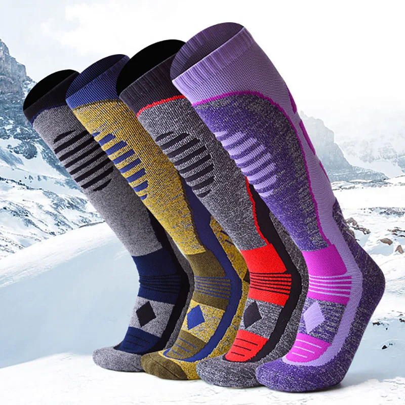 Men Women Winter Warm Thermal Ski Socks High Mountain Thermal Sock