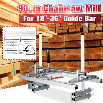 

Portable Chain Saw Chainsaw Mill 36 Inch Planking Milling Bar Size 18 Inch to 36 Inch Planking Lumber Cutting Tool Kit