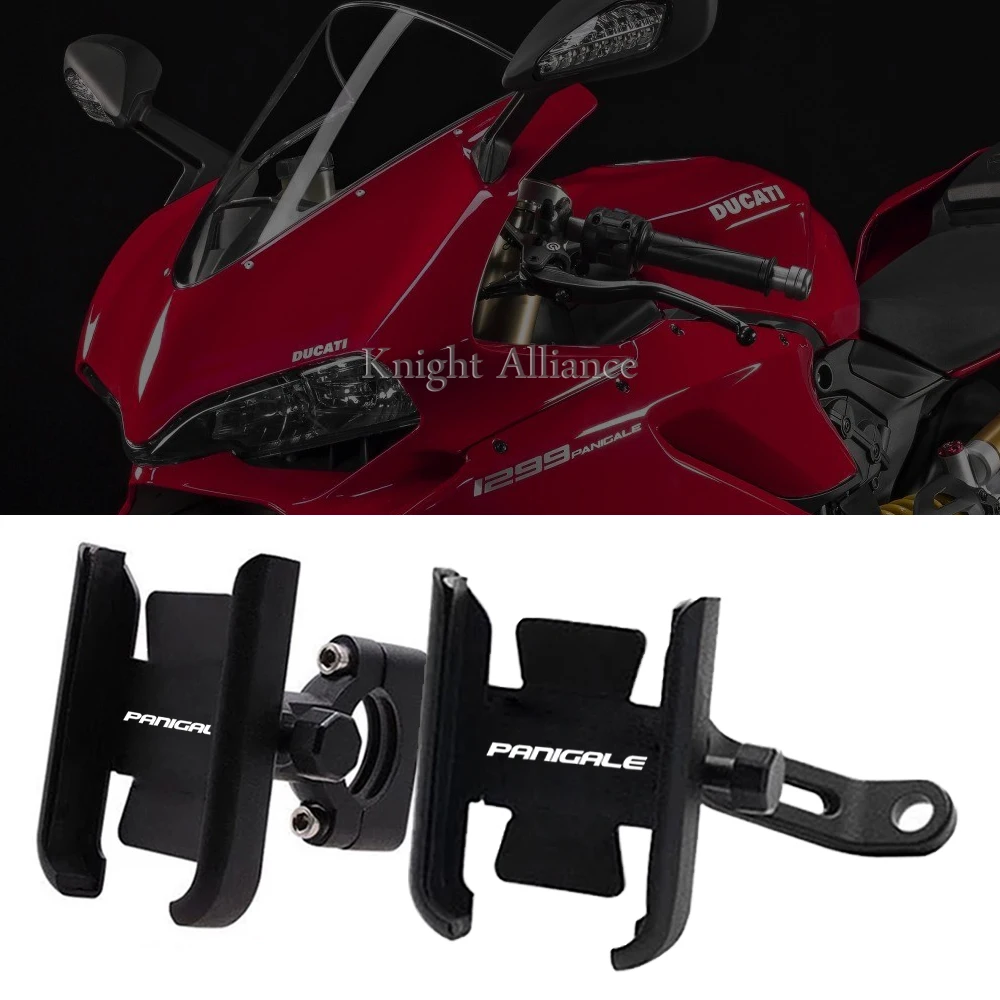 

Для DUCATI 899 959 1199 1299 Panigale V2 V4 V4S Мотоциклетные аксессуары на руль GPS универсальный держатель телефона навигационный кронштейн