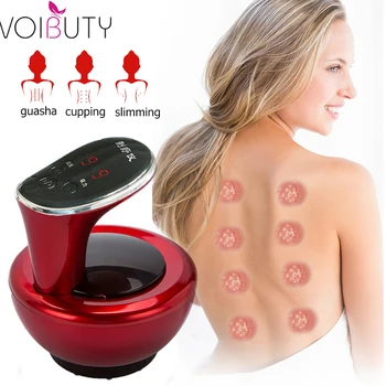 

Electric Cupping Acupoint Stimulate Body Slimming Massager Negative Pressure Acupuncture Therapy Heat Guasha Scraping Device