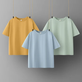 

Cotton Women T-shirt O-neck Short Sleeve women shirt All match Lady Top Black White Gray Yellow Shir